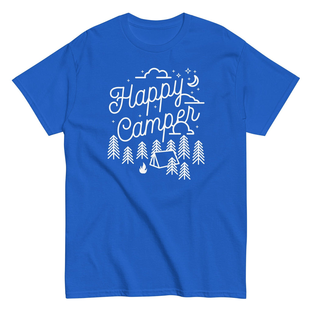 Happy Camper Men's Classic Tee Hoodie, Sweatshirt | CoreVibeTees.com (Image 4)