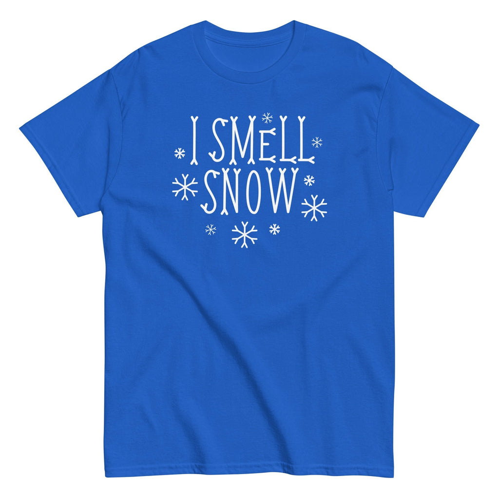 I Smell Snow Men's Classic Tee Hoodie, Sweatshirt | CoreVibeTees.com (Image 5)