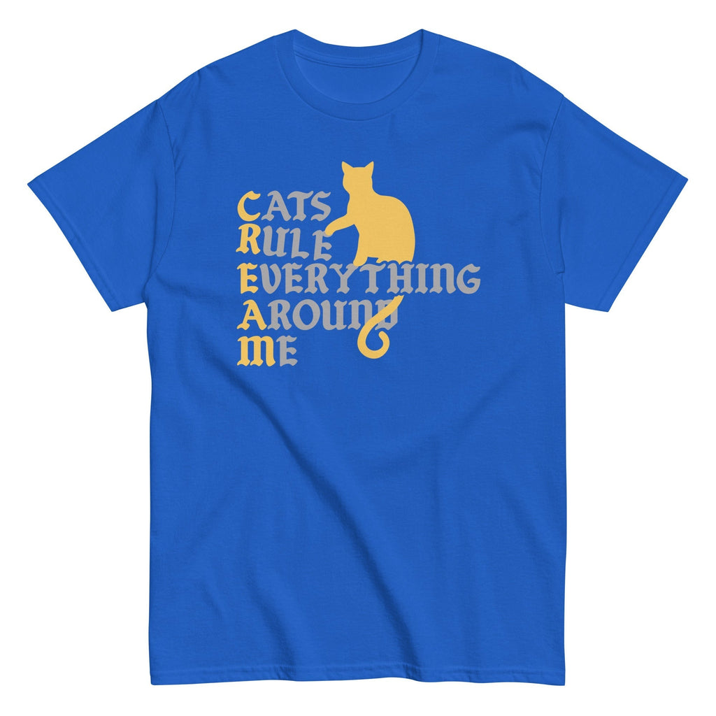 Cats Rule Everything Around Me Men's Classic Tee Hoodie, Sweatshirt | CoreVibeTees.com (Image 4)