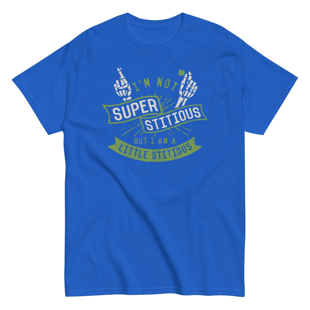 I'm Not Superstitious, But I Am A Little Stitious Men's Classic Tee Hoodie, Sweatshirt | CoreVibeTees.com (Image 4)