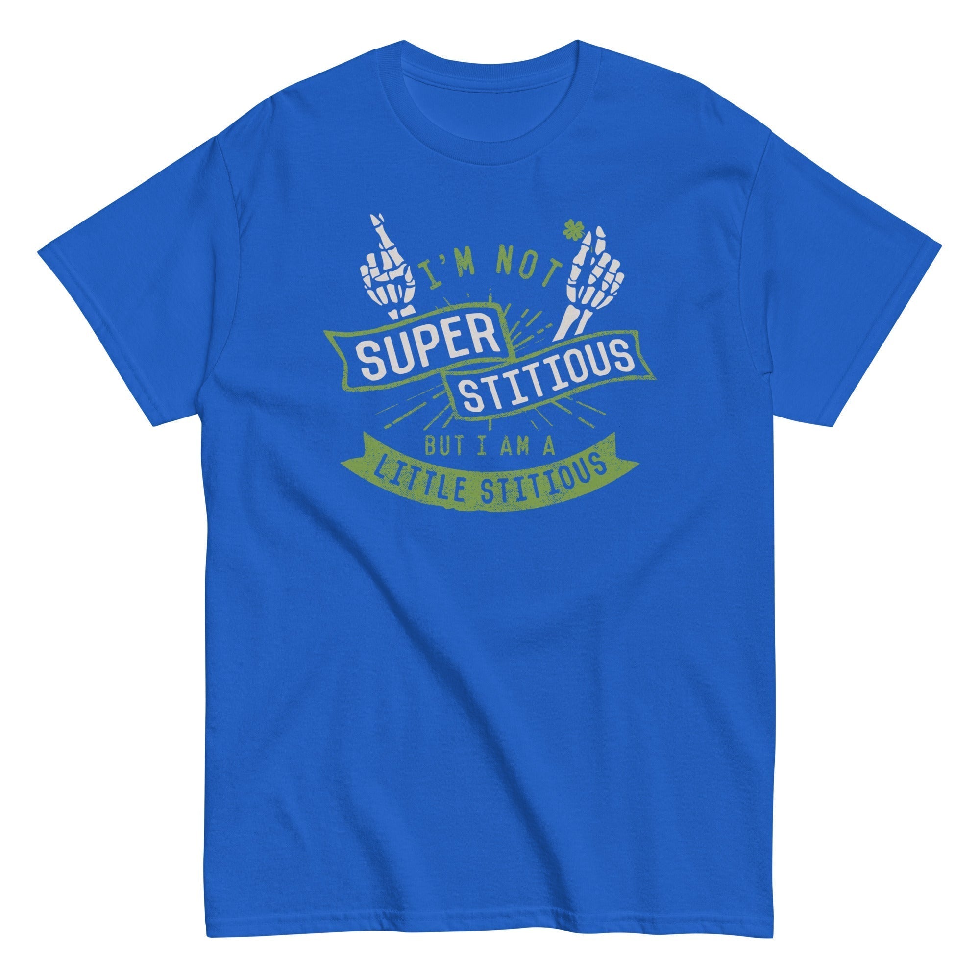 I'm Not Superstitious, But I Am A Little Stitious Men's Classic Tee Hoodie, Sweatshirt | CoreVibeTees.com (Image 4)