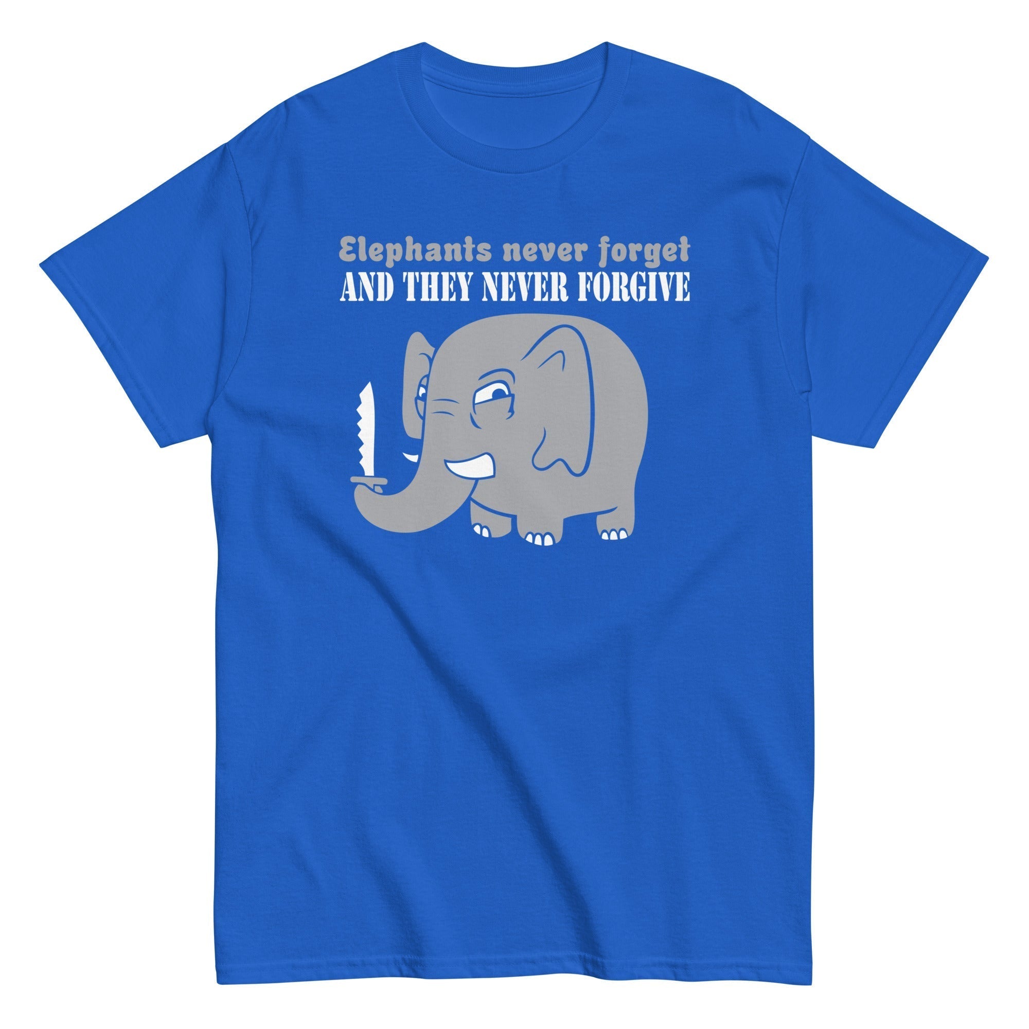 Elephants Never Forgive Men's Classic Tee Hoodie, Sweatshirt | CoreVibeTees.com (Image 5)