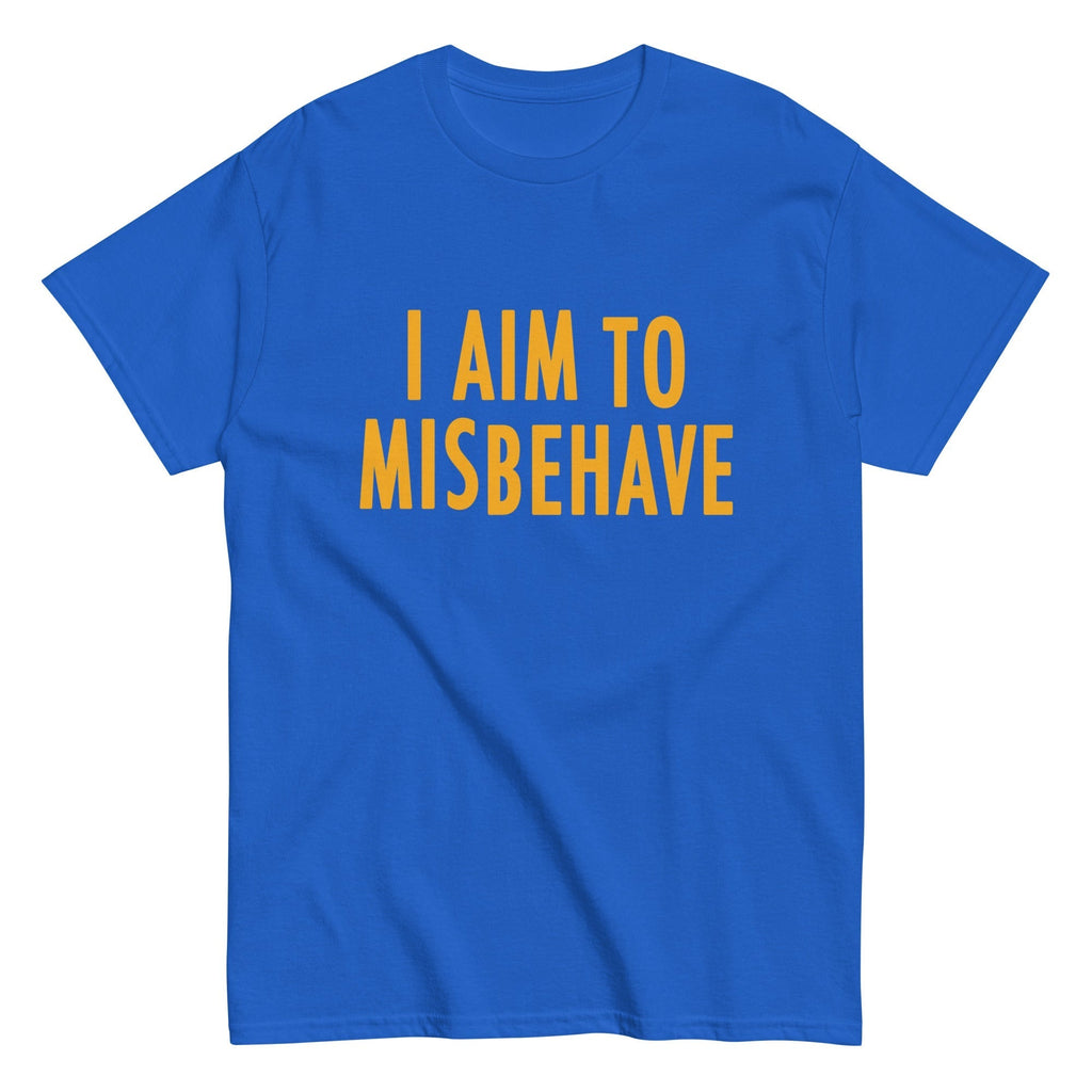 I Aim To Misbehave Men's Classic Tee Hoodie, Sweatshirt | CoreVibeTees.com (Image 5)