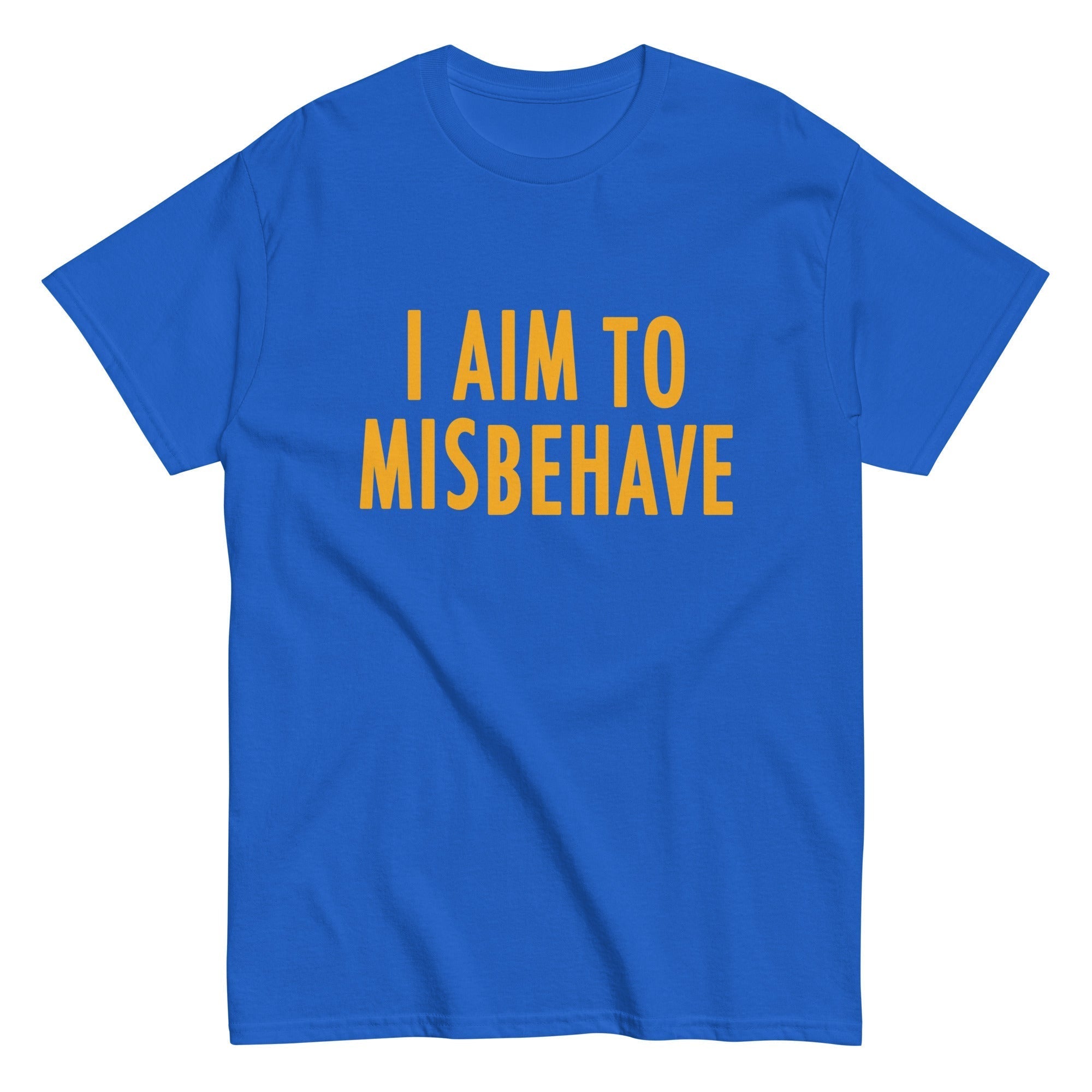 I Aim To Misbehave Men's Classic Tee Hoodie, Sweatshirt | CoreVibeTees.com (Image 5)