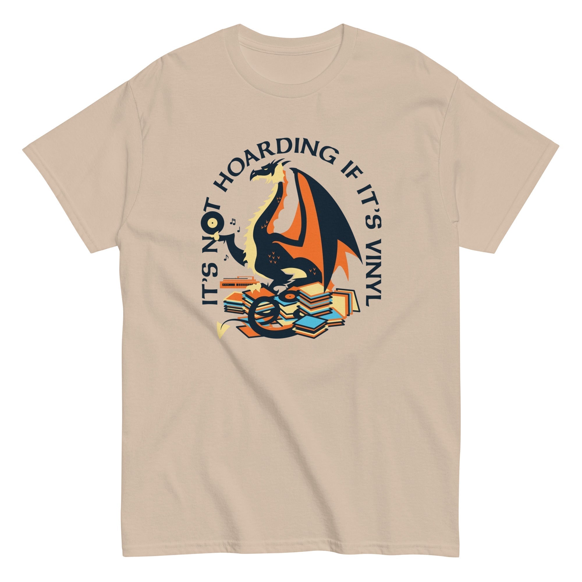 It's Not Hoarding If It's Vinyl Men's Classic Tee Hoodie, Sweatshirt | CoreVibeTees.com (Image 4)