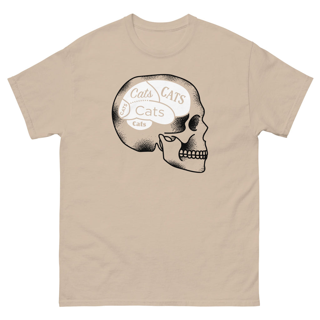 Cats On The Brain Men's Classic Tee Hoodie, Sweatshirt | CoreVibeTees.com (Image 4)
