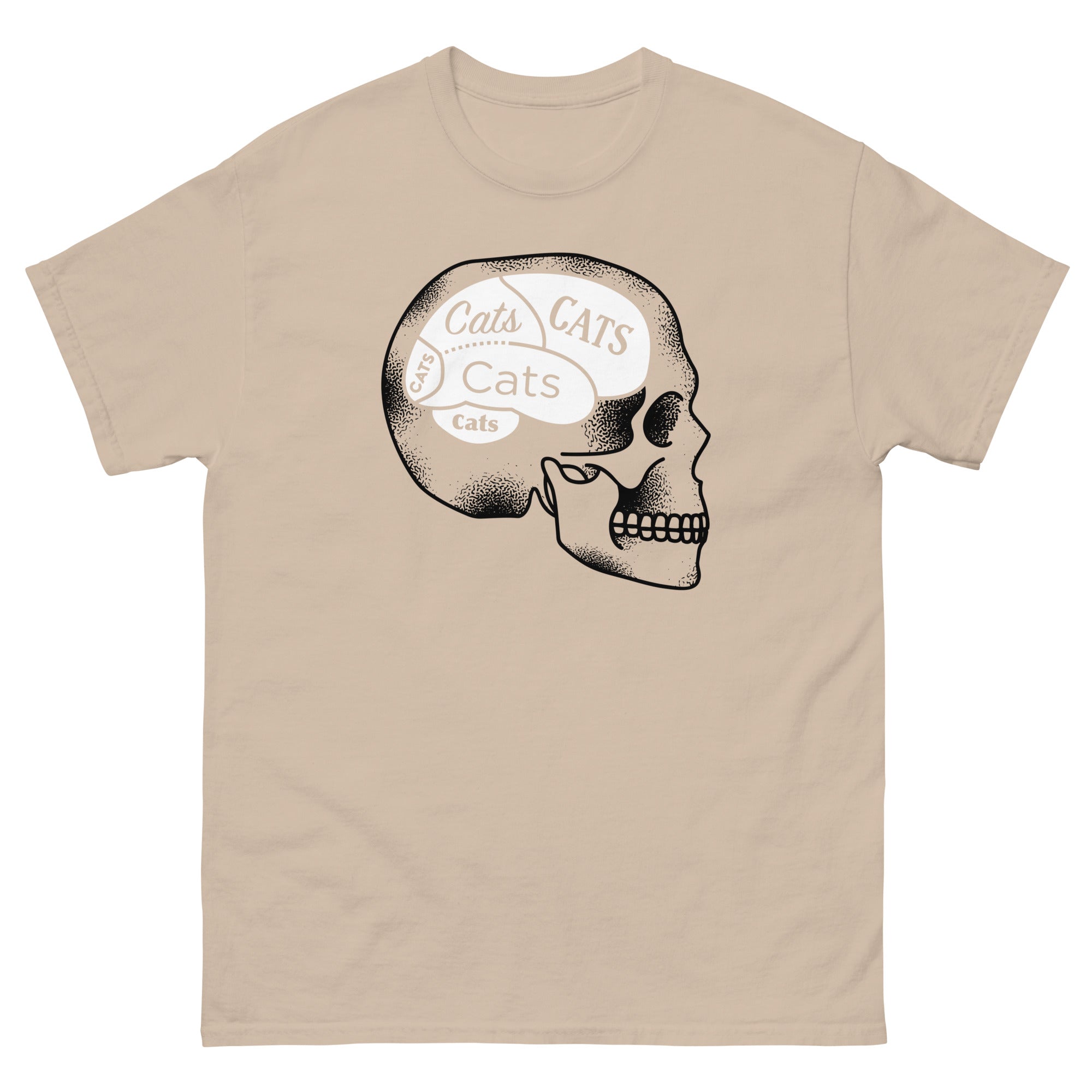 Cats On The Brain Men's Classic Tee Hoodie, Sweatshirt | CoreVibeTees.com (Image 4)