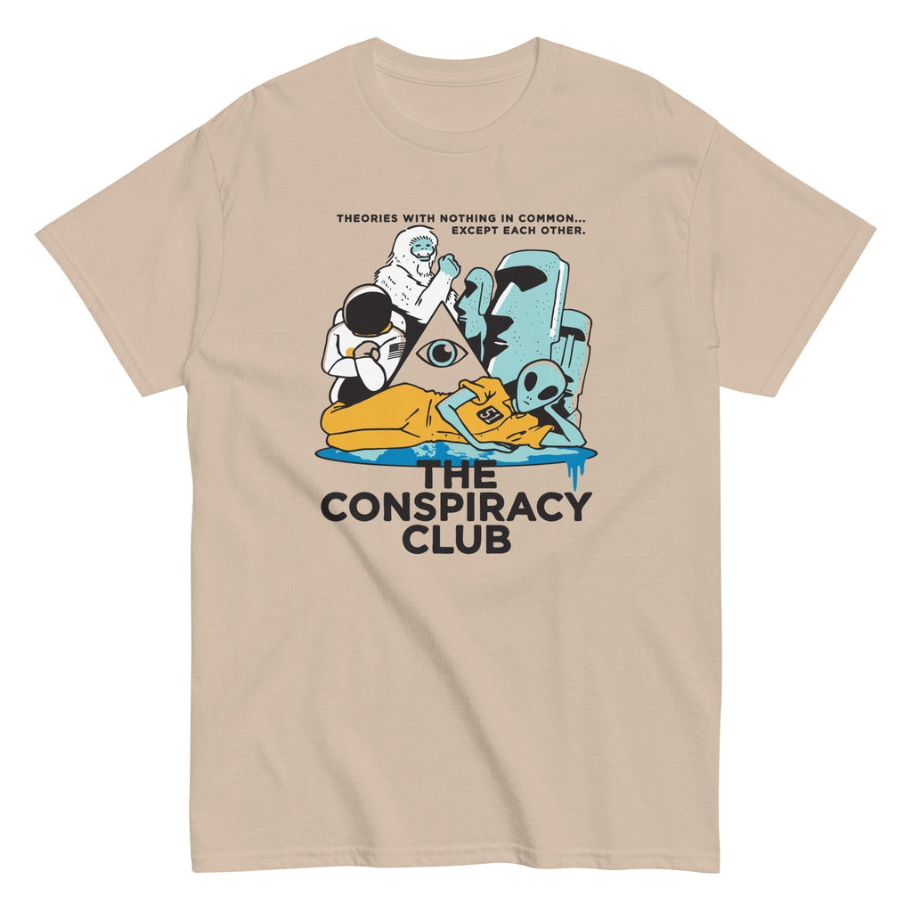 The Conspiracy Club Men's Classic Tee Hoodie, Sweatshirt | CoreVibeTees.com (Image 5)