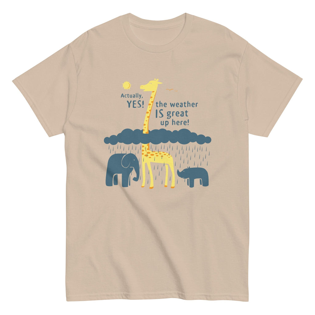 The Weather Is Great Up Here! Men's Classic Tee Hoodie, Sweatshirt | CoreVibeTees.com (Image 4)
