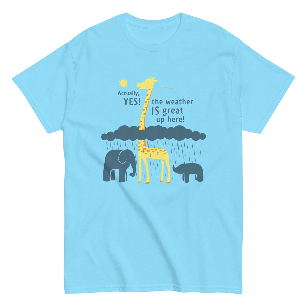 The Weather Is Great Up Here! Men's Classic Tee Hoodie, Sweatshirt | CoreVibeTees.com (Image 5)