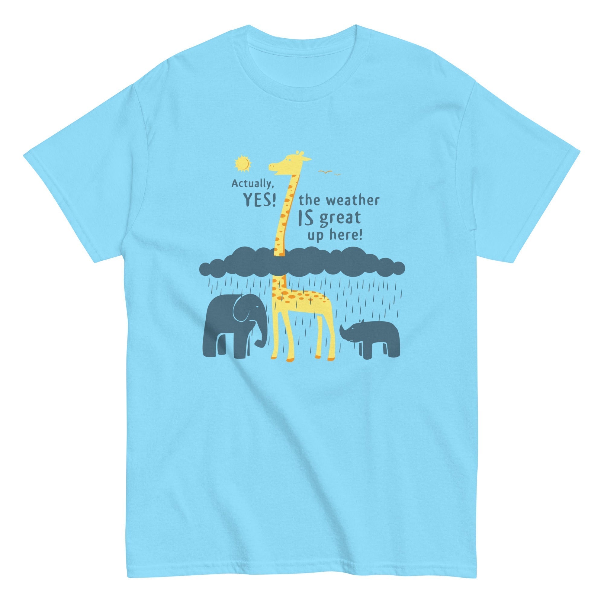 The Weather Is Great Up Here! Men's Classic Tee Hoodie, Sweatshirt | CoreVibeTees.com (Image 5)