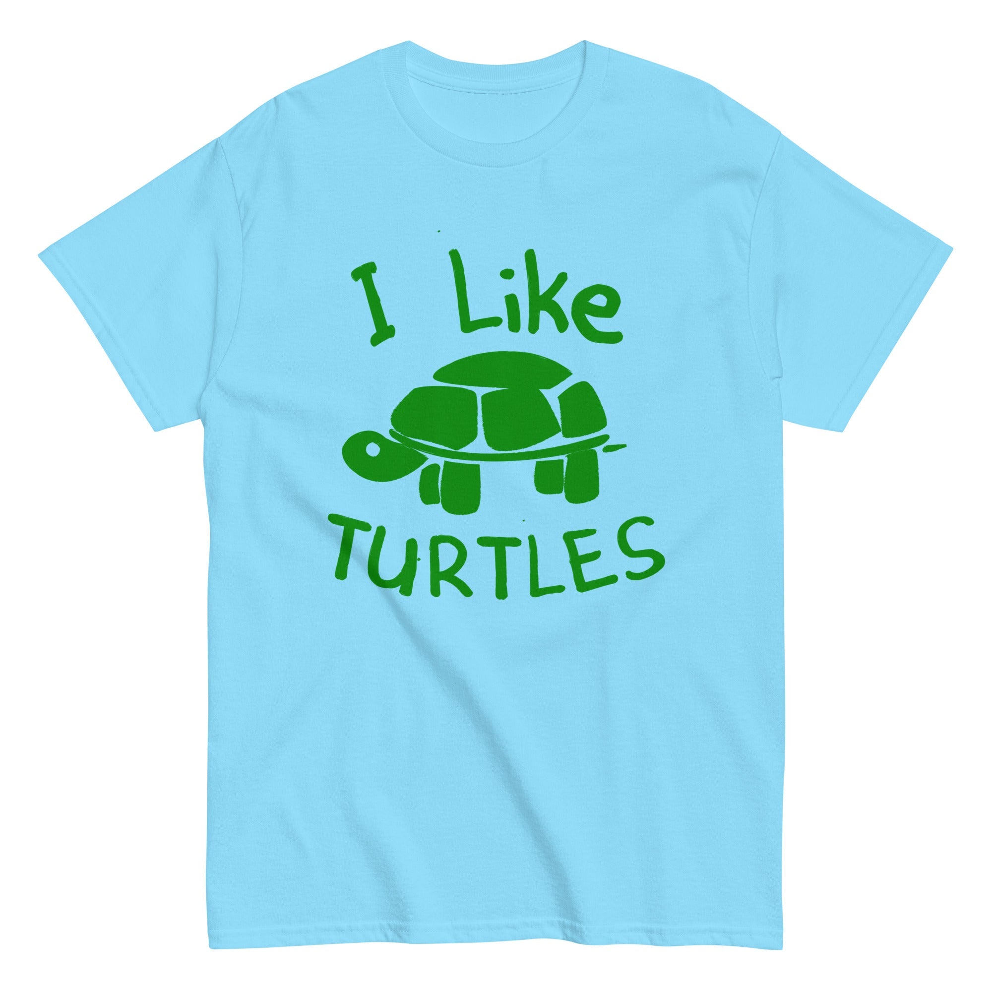 I Like Turtles Men's Classic Tee Hoodie, Sweatshirt | CoreVibeTees.com (Image 1)