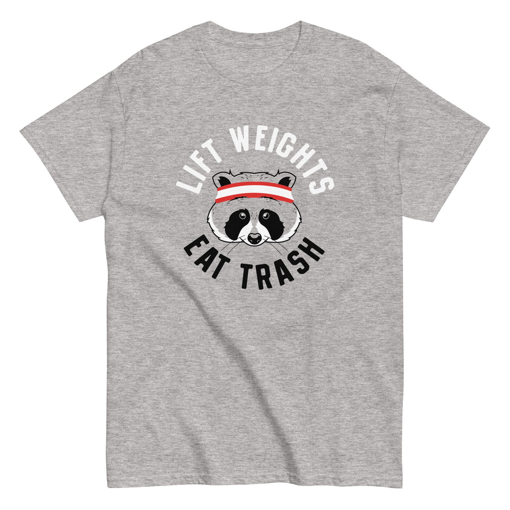 Lift Weights Eat Trash Men's Classic Tee Hoodie, Sweatshirt | CoreVibeTees.com (Image 1)