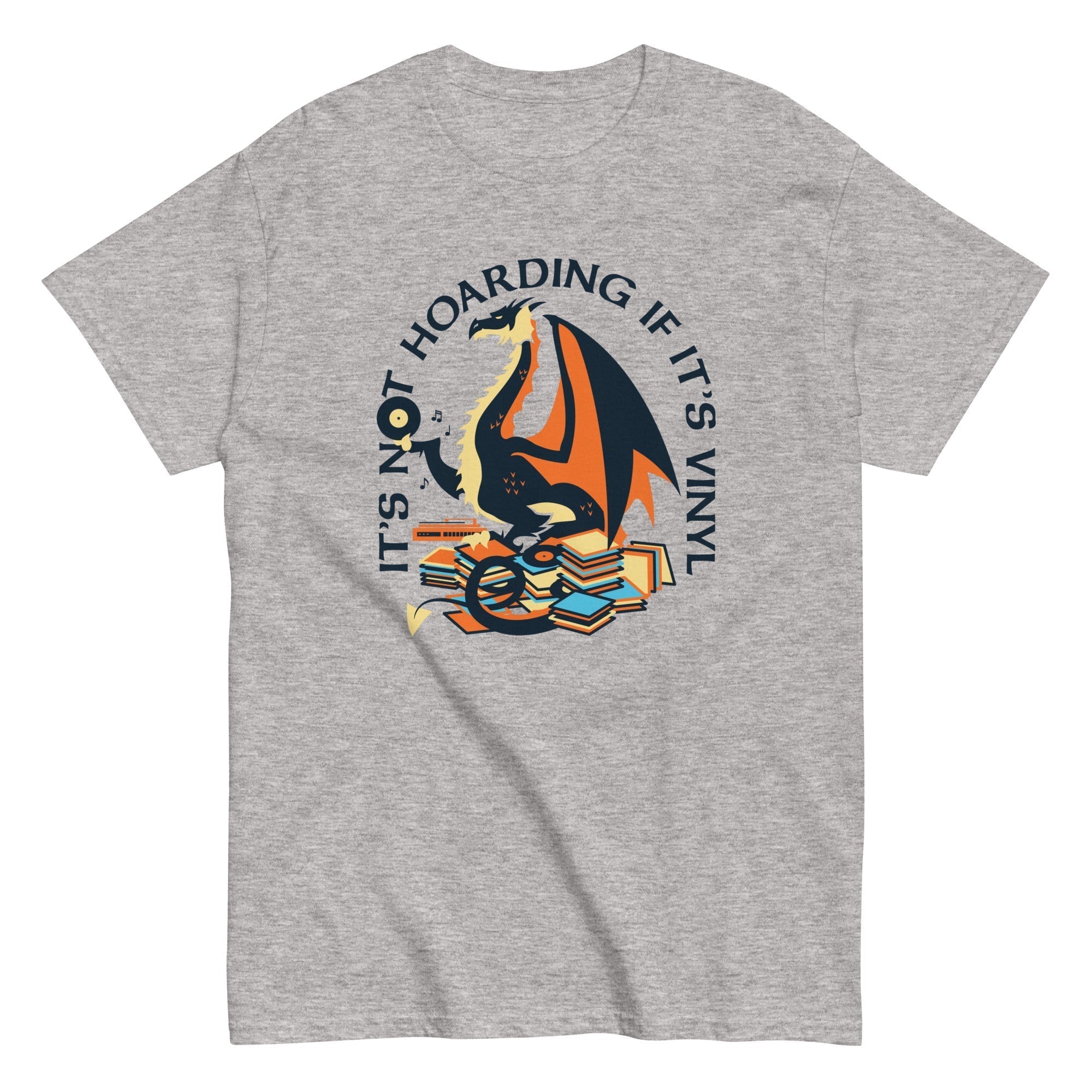 It's Not Hoarding If It's Vinyl Men's Classic Tee Hoodie, Sweatshirt | CoreVibeTees.com (Image 1)