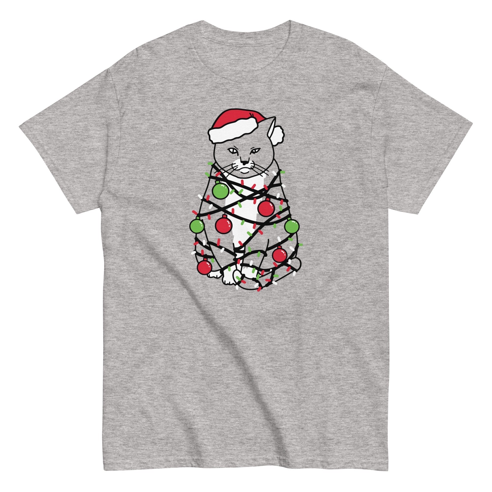 Meowy Christmas Men's Classic Tee Hoodie, Sweatshirt | CoreVibeTees.com (Image 1)