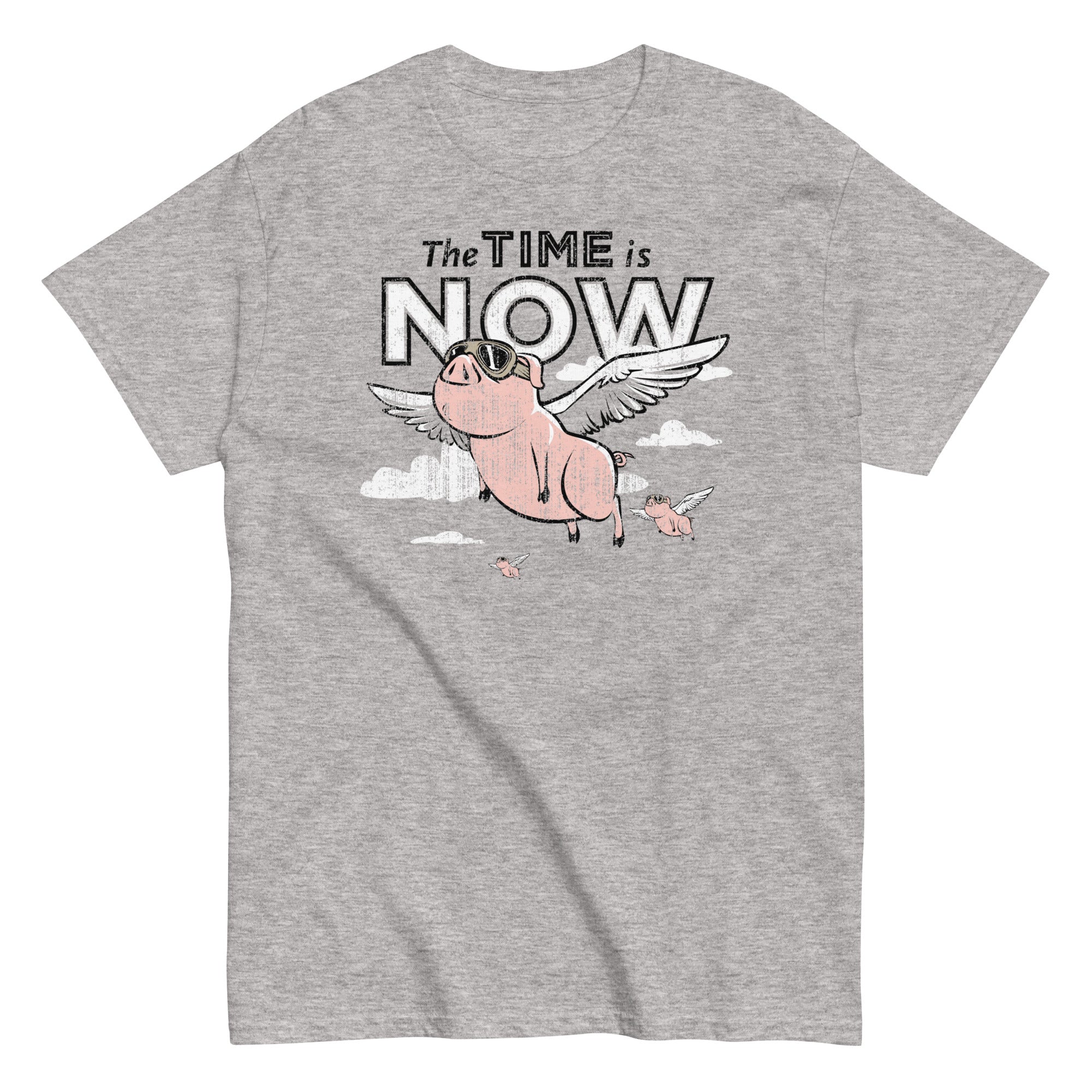 The Time Is Now Men's Classic Tee Hoodie, Sweatshirt | CoreVibeTees.com (Image 1)