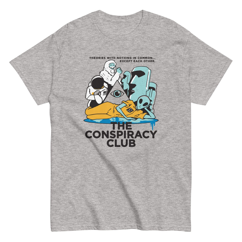 The Conspiracy Club Men's Classic Tee Hoodie, Sweatshirt | CoreVibeTees.com (Image 1)