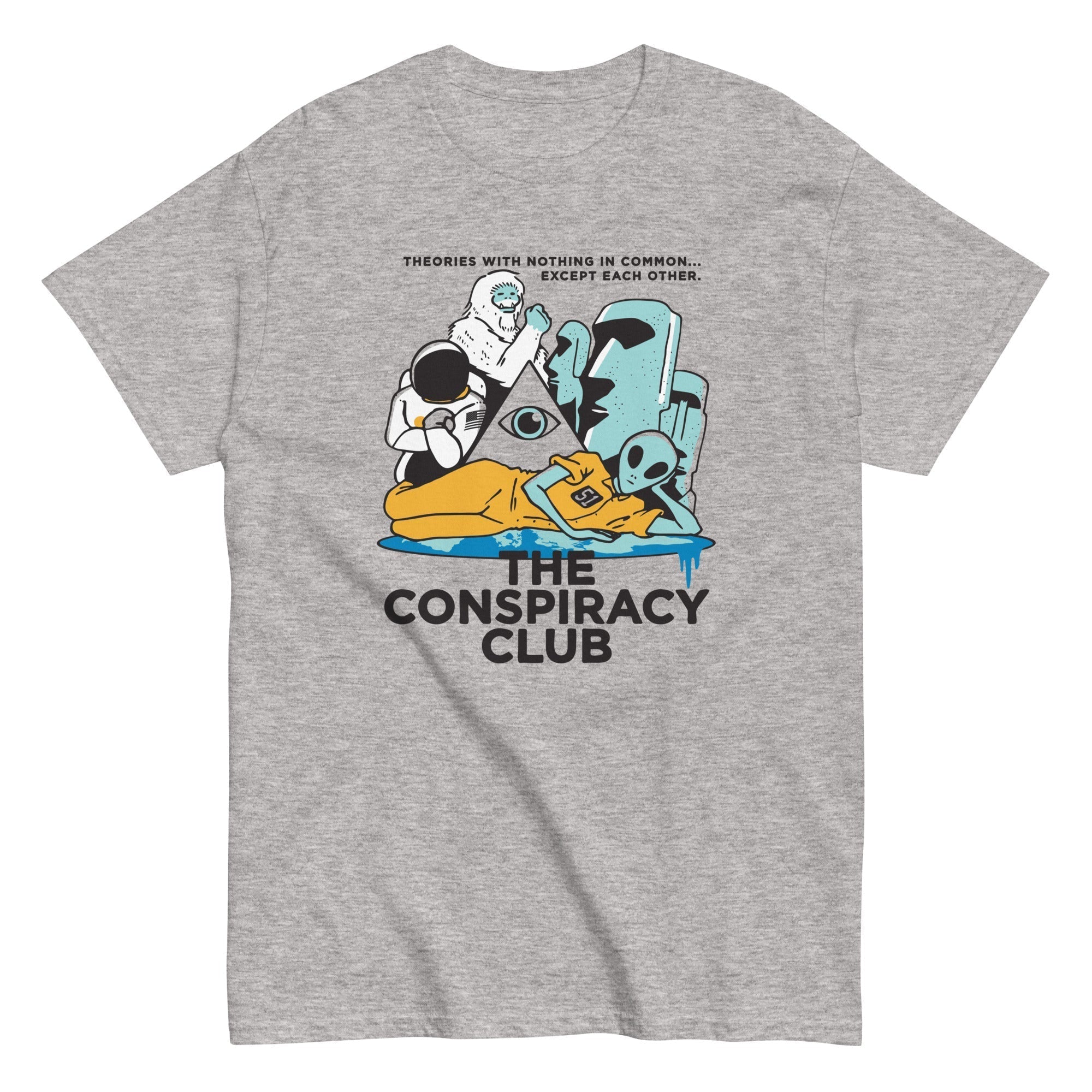 The Conspiracy Club Men's Classic Tee Hoodie, Sweatshirt | CoreVibeTees.com (Image 1)