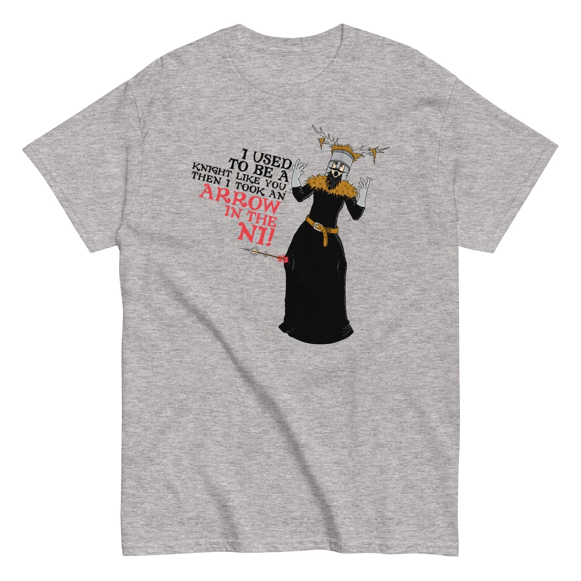 An Arrow In The Ni Men's Classic Tee Hoodie, Sweatshirt | CoreVibeTees.com (Image 3)