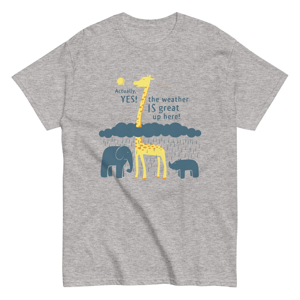 The Weather Is Great Up Here! Men's Classic Tee Hoodie, Sweatshirt | CoreVibeTees.com (Image 3)