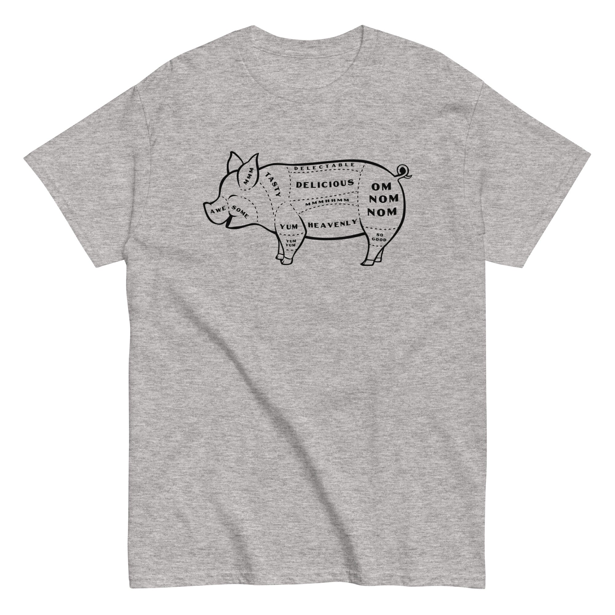 Tasty Pig Cuts Men's Classic Tee Hoodie, Sweatshirt | CoreVibeTees.com (Image 1)