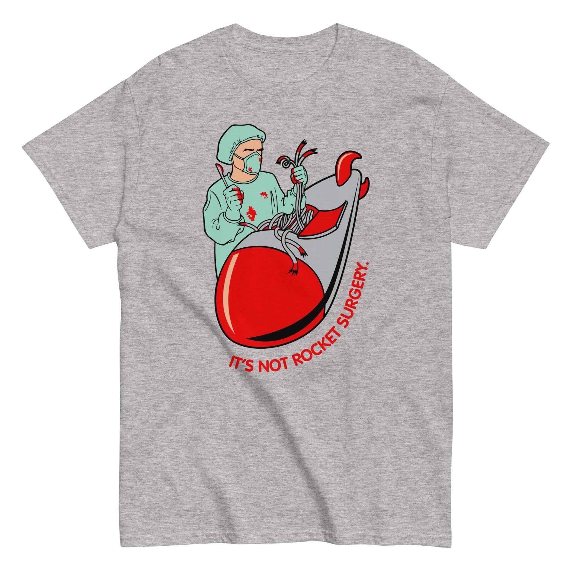 It's Not Rocket Surgery Men's Classic Tee Hoodie, Sweatshirt | CoreVibeTees.com (Image 3)