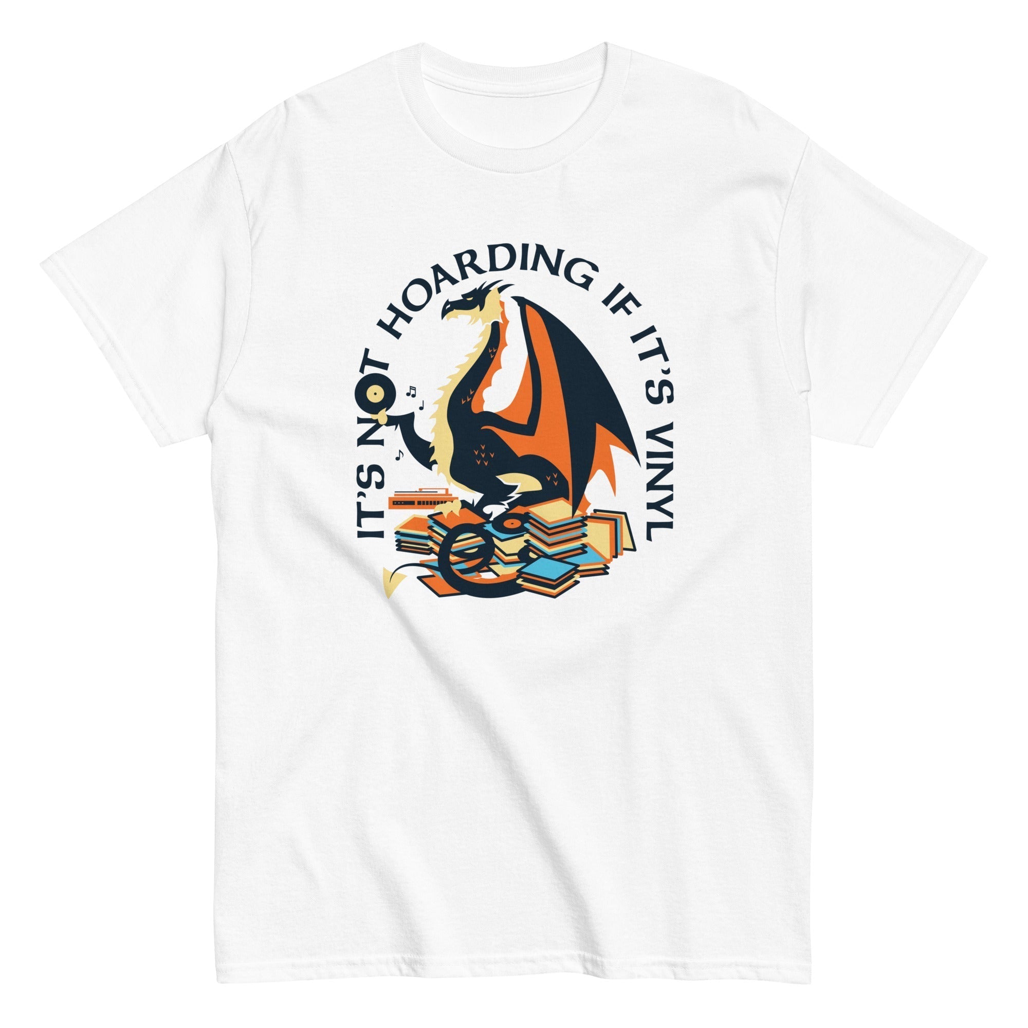It's Not Hoarding If It's Vinyl Men's Classic Tee Hoodie, Sweatshirt | CoreVibeTees.com (Image 5)