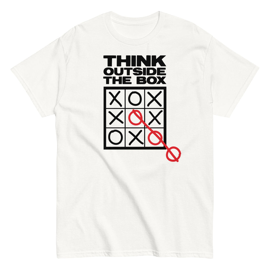 Think Outside The Box Men's Classic Tee Hoodie, Sweatshirt | CoreVibeTees.com (Image 1)