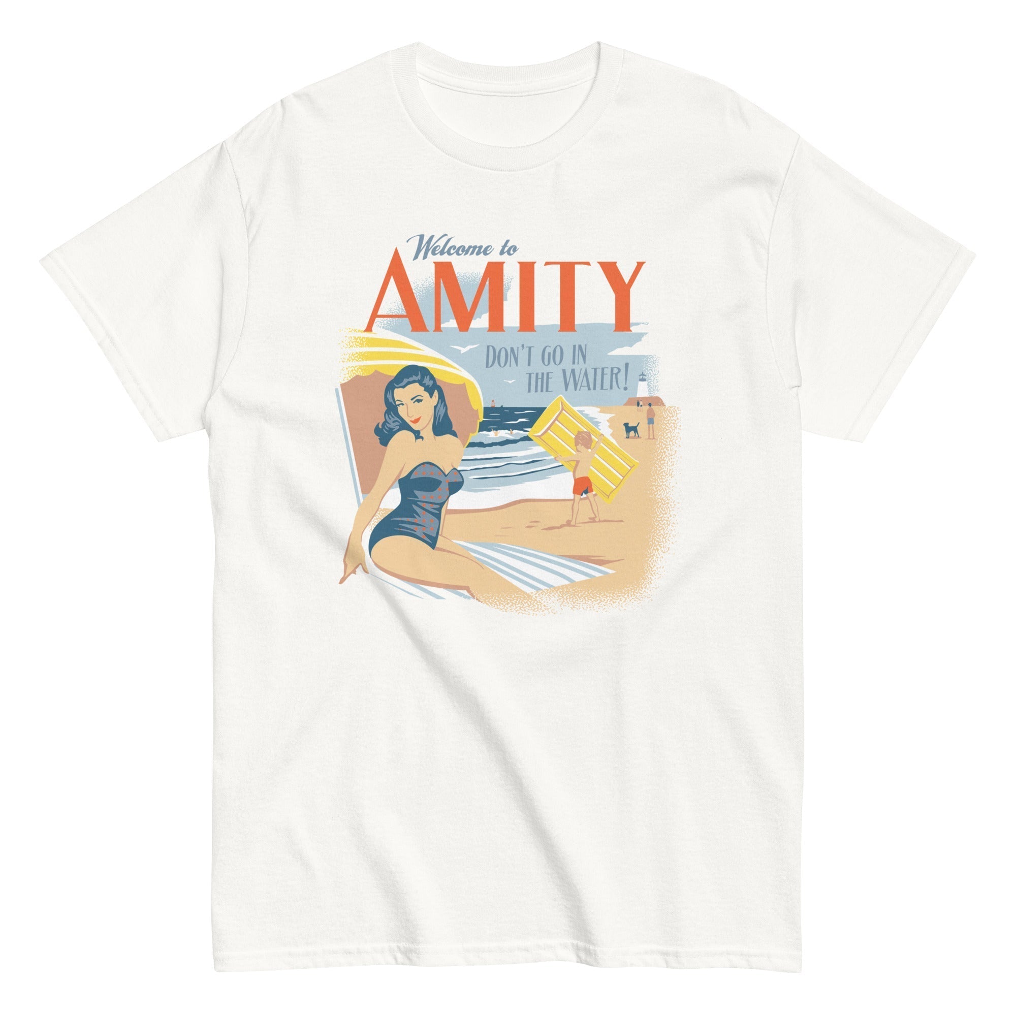 Welcome To Amity Men's Classic Tee Hoodie, Sweatshirt | CoreVibeTees.com (Image 1)