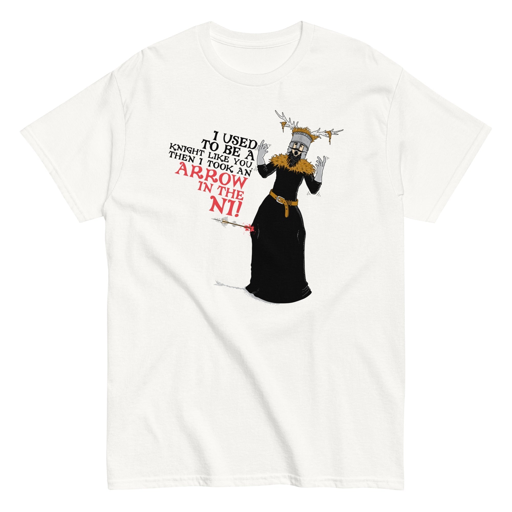 An Arrow In The Ni Men's Classic Tee Hoodie, Sweatshirt | CoreVibeTees.com (Image 1)