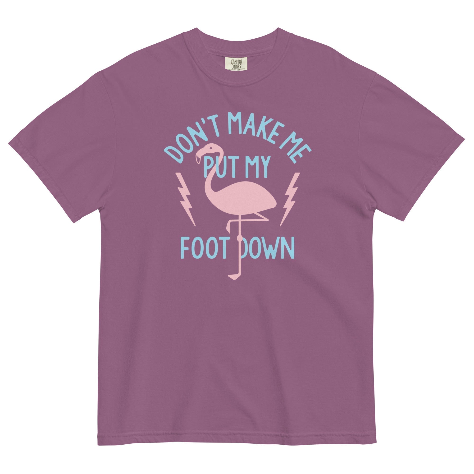 Don't Make Me Put My Foot Down Men's Relaxed Fit Tee Hoodie, Sweatshirt | CoreVibeTees.com (Image 3)