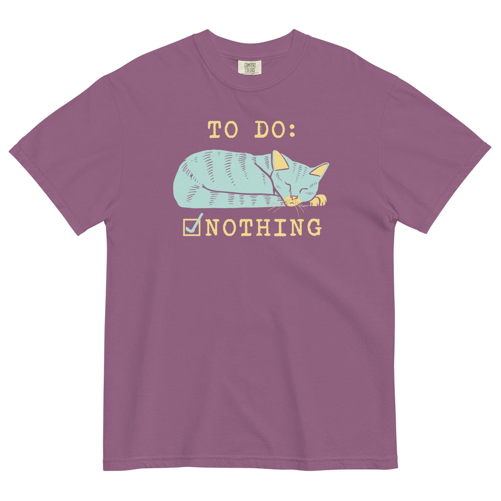 To Do: Nothing Men's Relaxed Fit Tee Hoodie, Sweatshirt | CoreVibeTees.com (Image 3)