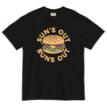 Sun's Out Buns Out Men's Relaxed Fit Tee Hoodie, Sweatshirt | CoreVibeTees.com (Image 1)