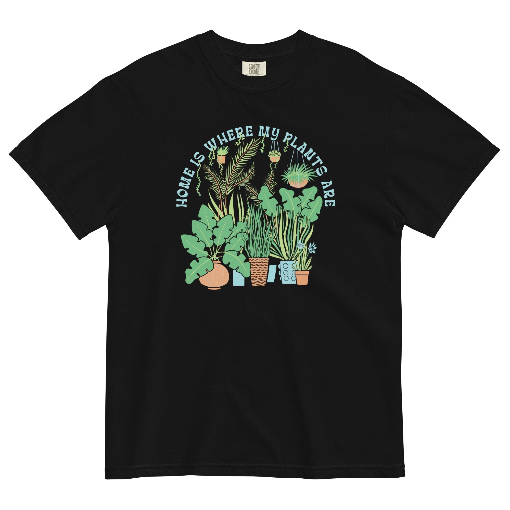 Home Is Where The Plants Are Men's Relaxed Fit Tee Hoodie, Sweatshirt | CoreVibeTees.com (Image 1)