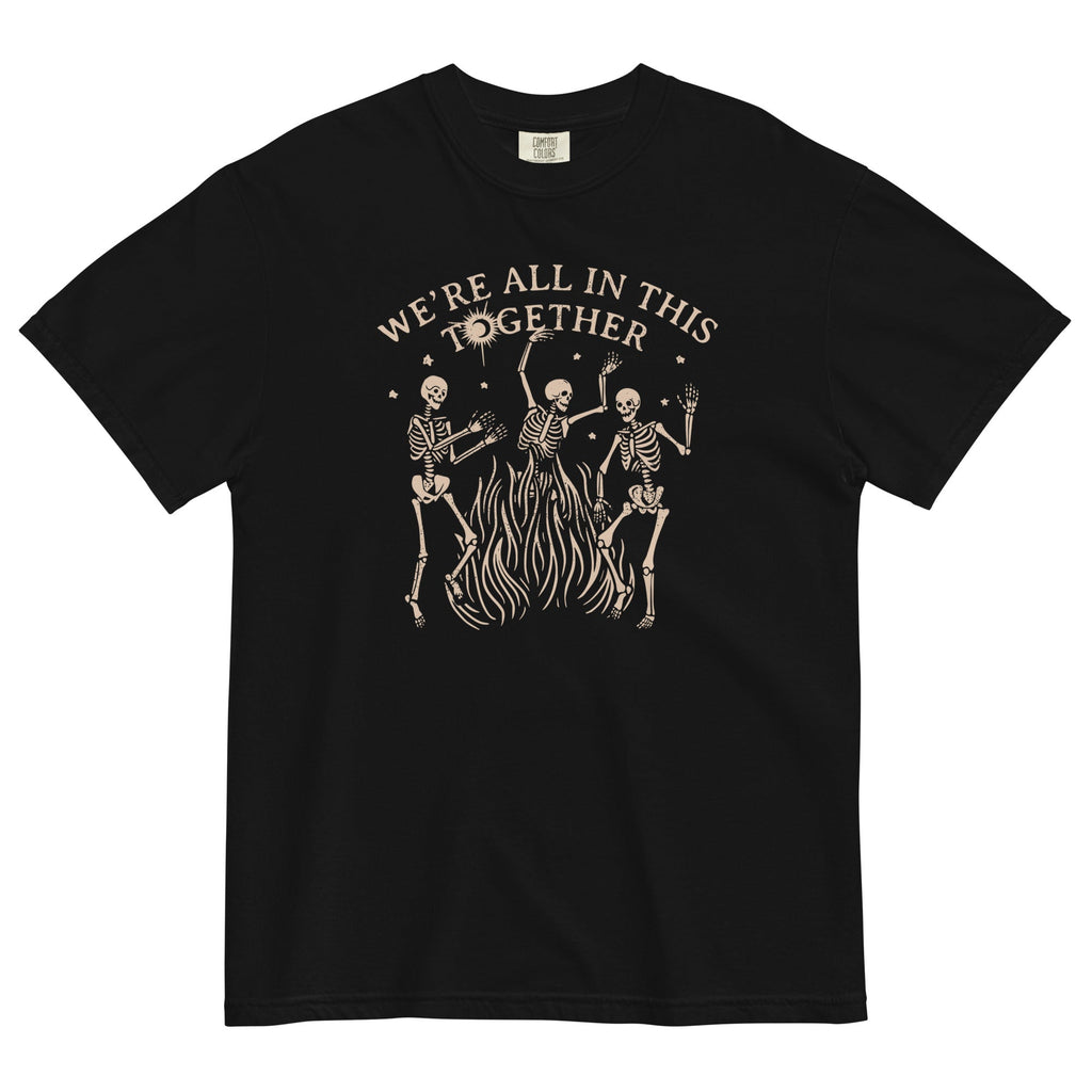 We're All In This Together Men's Relaxed Fit Tee Hoodie, Sweatshirt | CoreVibeTees.com (Image 1)