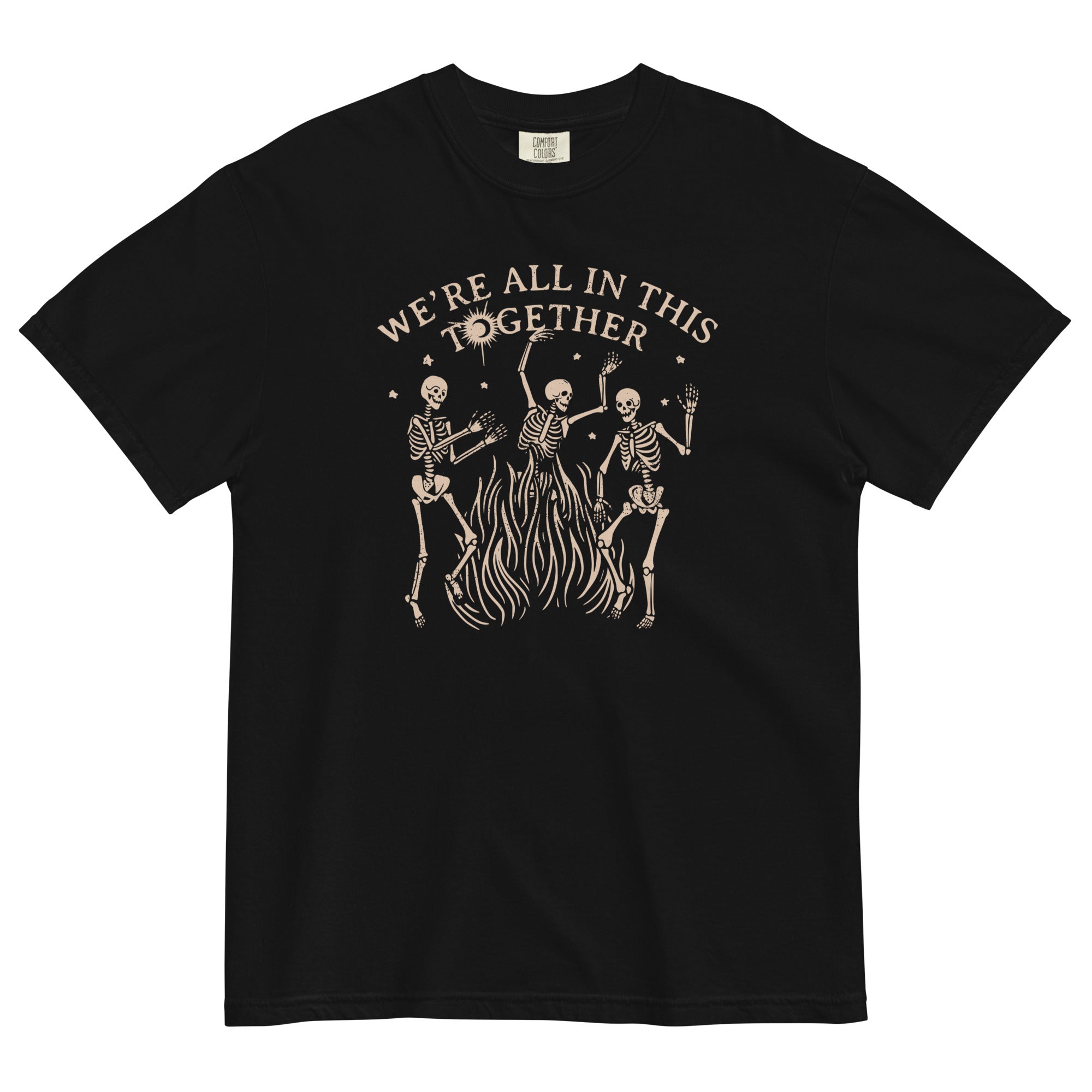 We're All In This Together Men's Relaxed Fit Tee Hoodie, Sweatshirt | CoreVibeTees.com (Image 1)