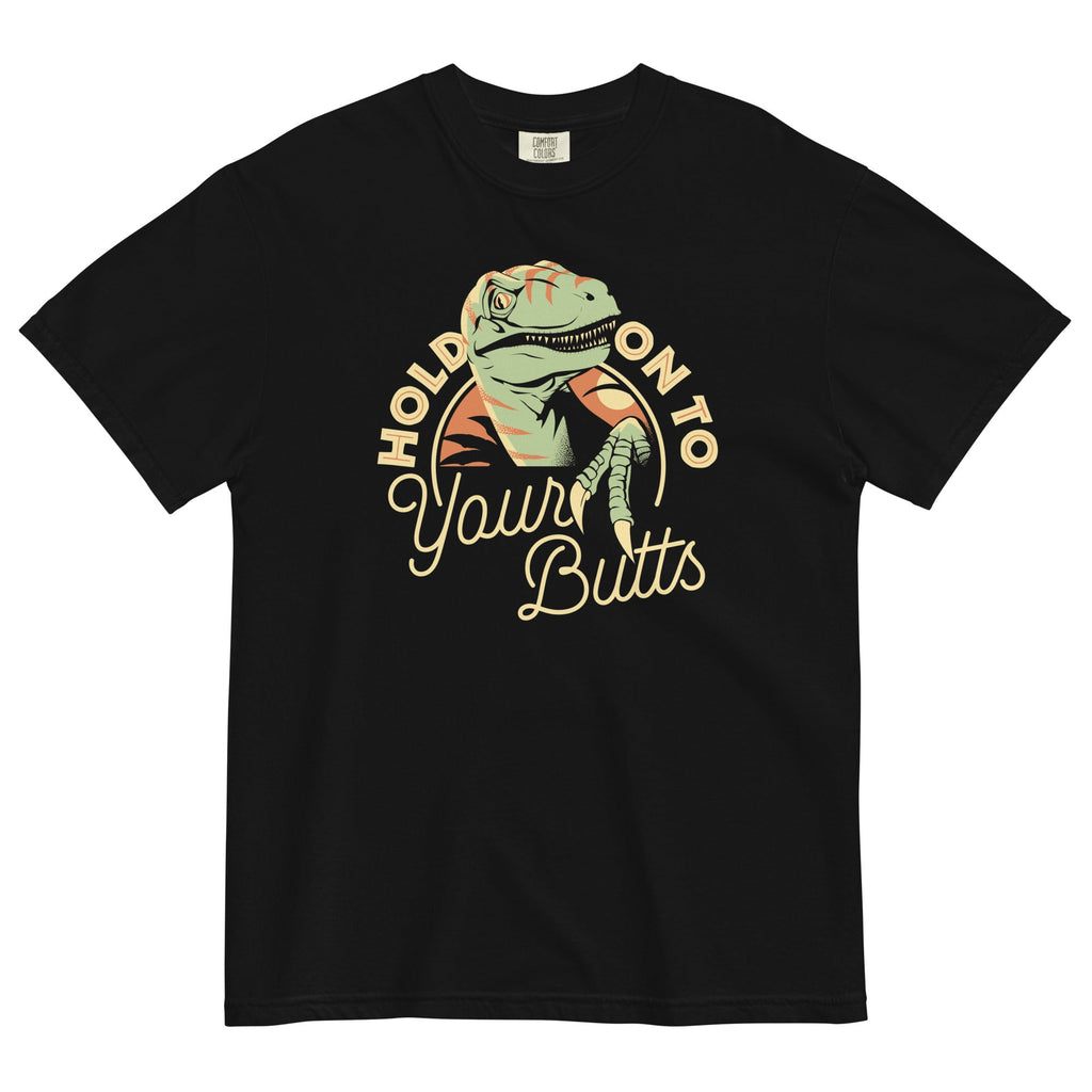 Hold On To Your Butts Men's Relaxed Fit Tee Hoodie, Sweatshirt | CoreVibeTees.com (Image 2)