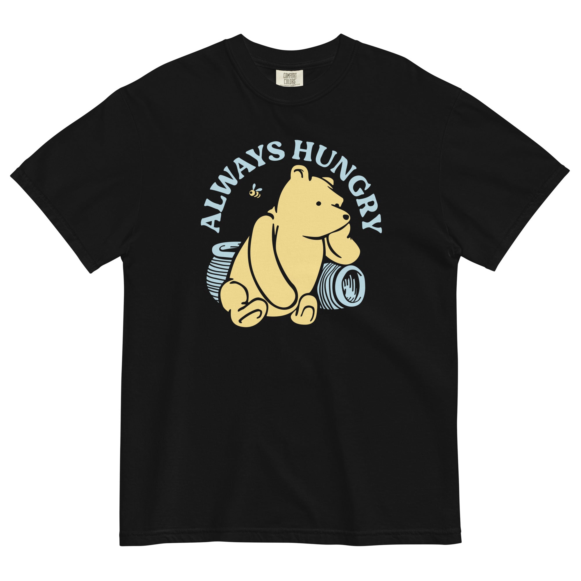 Always Hungry Men's Relaxed Fit Tee Hoodie, Sweatshirt | CoreVibeTees.com (Image 2)