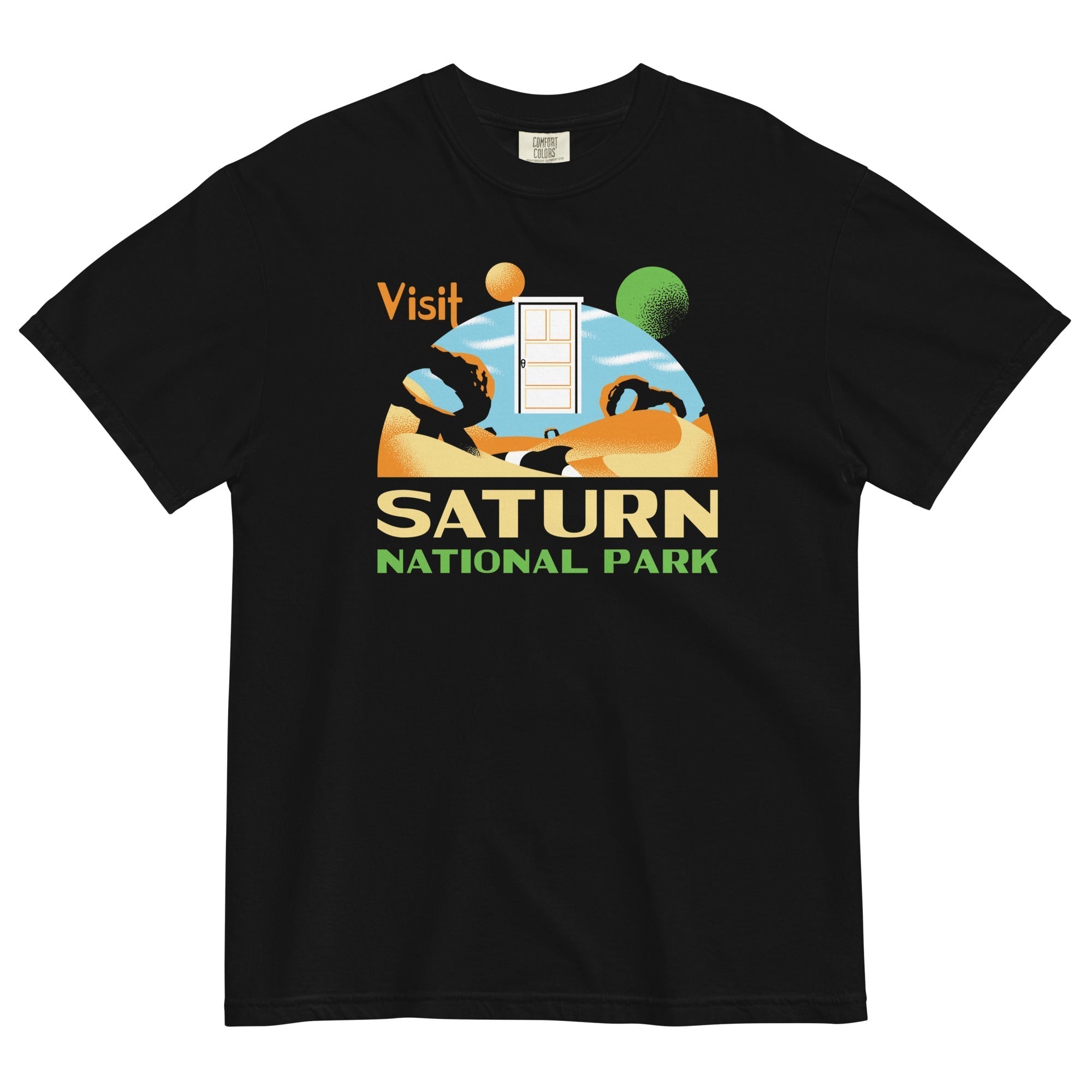 Visit Saturn National Park Men's Relaxed Fit Tee Hoodie, Sweatshirt | CoreVibeTees.com (Image 1)