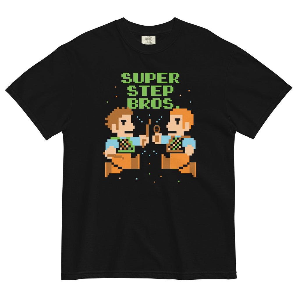 Super Step Bros Men's Relaxed Fit Tee Hoodie, Sweatshirt | CoreVibeTees.com (Image 2)