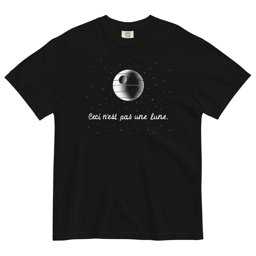 This Is Not A Moon Men's Relaxed Fit Tee Hoodie, Sweatshirt | CoreVibeTees.com (Image 1)