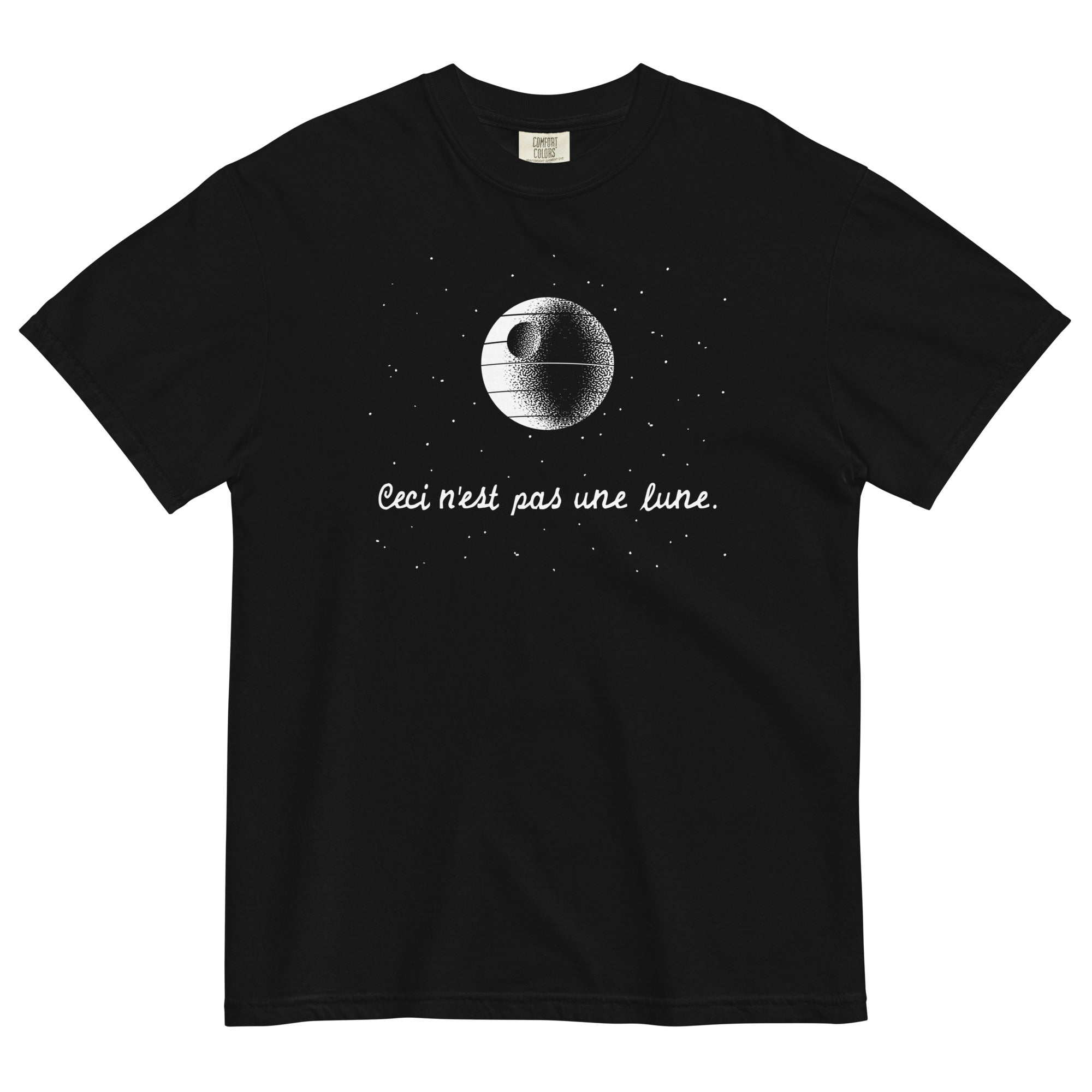 This Is Not A Moon Men's Relaxed Fit Tee Hoodie, Sweatshirt | CoreVibeTees.com (Image 1)