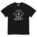 I'm Not Procrastinating, It's A Side Quest Men's Relaxed Fit Tee Hoodie, Sweatshirt | CoreVibeTees.com (Image 1)