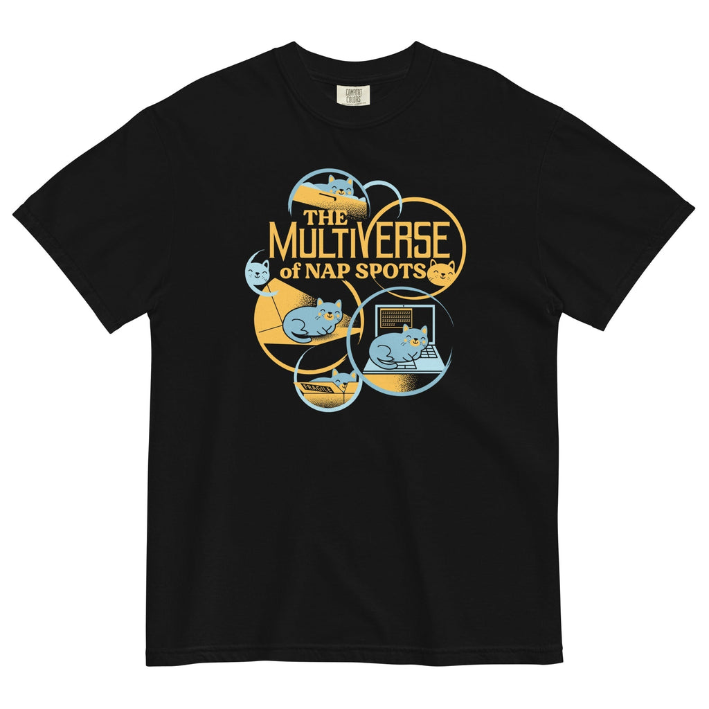 The Multiverse Of Nap Spots Men's Relaxed Fit Tee Hoodie, Sweatshirt | CoreVibeTees.com (Image 2)