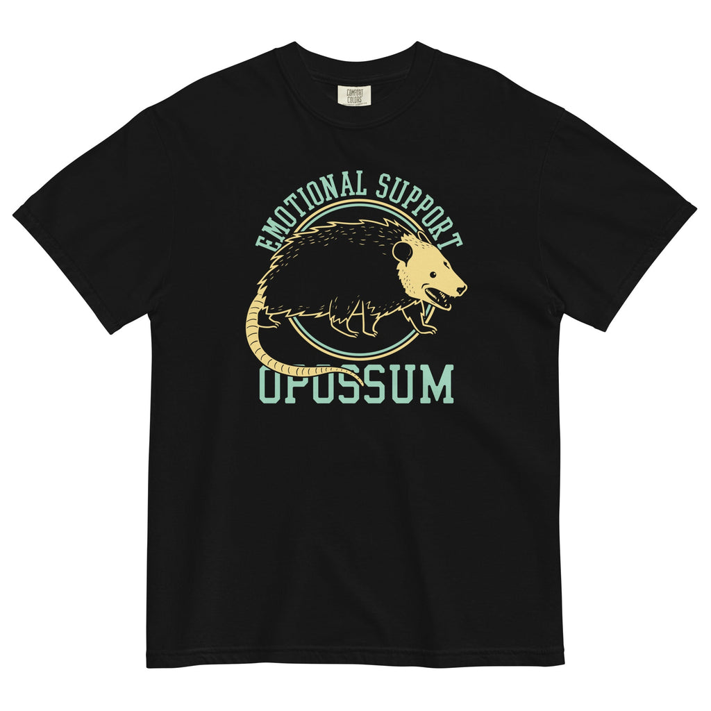 Emotional Support Opossum Men's Relaxed Fit Tee Hoodie, Sweatshirt | CoreVibeTees.com (Image 1)