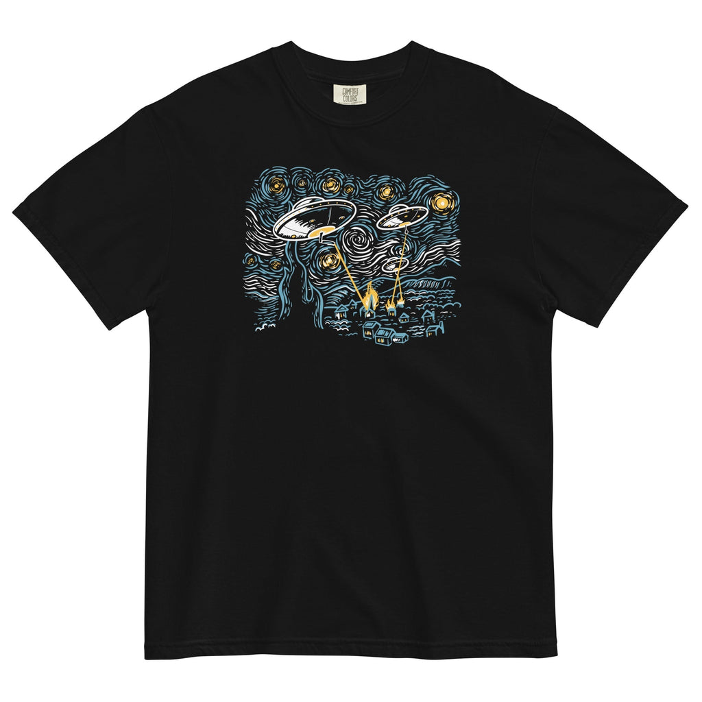 Starry Invasion Men's Relaxed Fit Tee Hoodie, Sweatshirt | CoreVibeTees.com (Image 1)