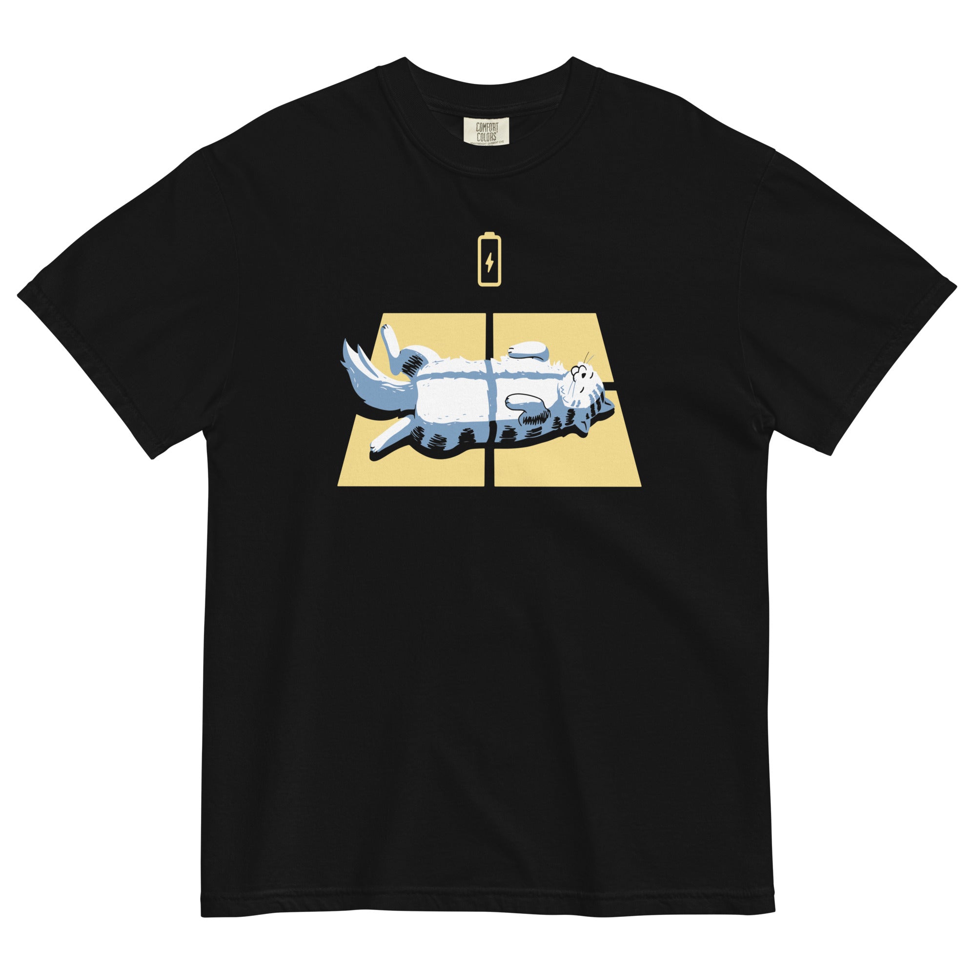 Solar Charging Men's Relaxed Fit Tee Hoodie, Sweatshirt | CoreVibeTees.com (Image 1)