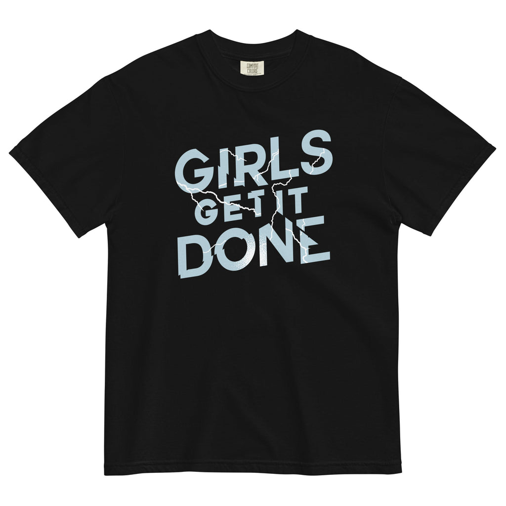 Girls Get It Done Men's Relaxed Fit Tee Hoodie, Sweatshirt | CoreVibeTees.com (Image 1)