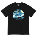 Starry Night Police Box Men's Relaxed Fit Tee Hoodie, Sweatshirt | CoreVibeTees.com (Image 1)
