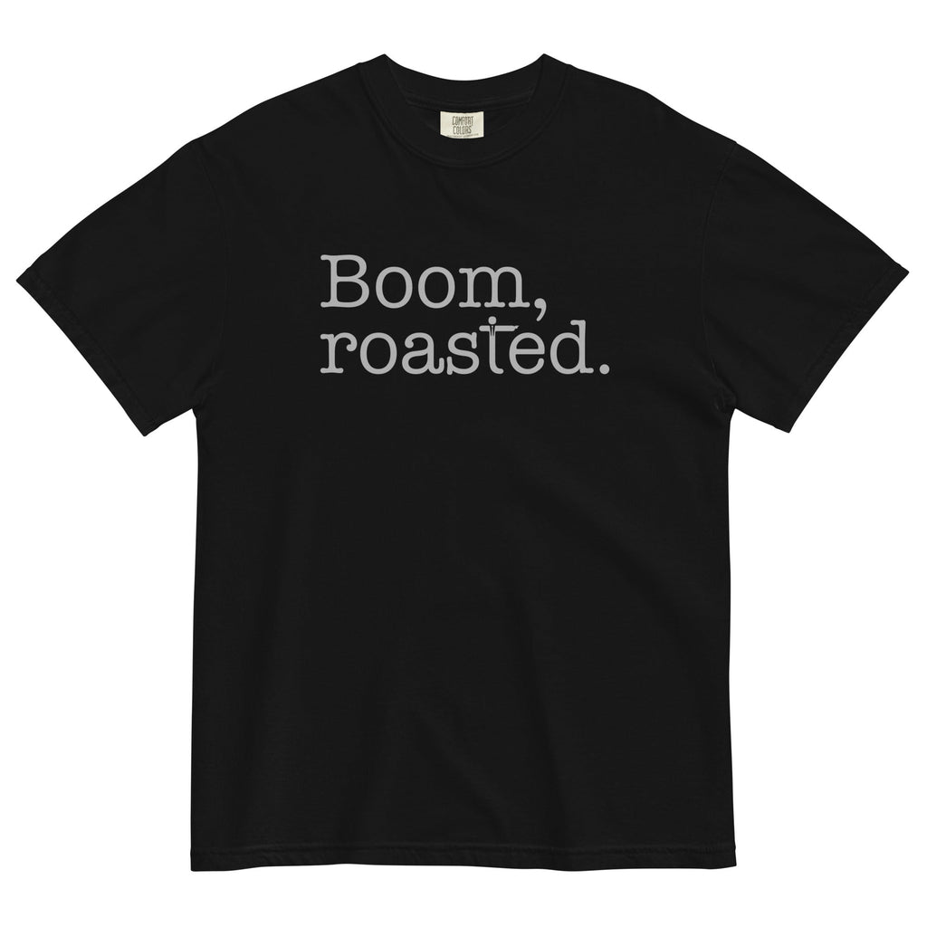 Boom, Roasted Men's Relaxed Fit Tee Hoodie, Sweatshirt | CoreVibeTees.com (Image 1)
